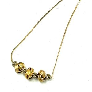 Victoria Leland Designs Elegant Gold  Beaded Necklace
